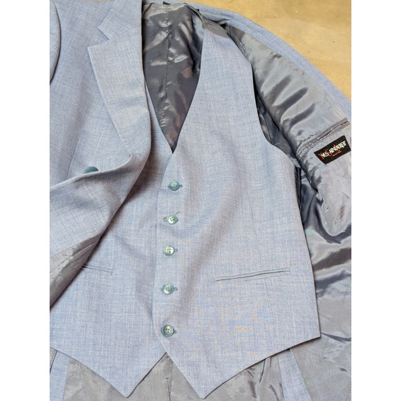 Vintage Yves Saint Laurent Suit Jacket & Vest Set - Picture 5 of 14